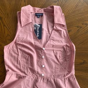 ModCloth A-Line Collared spring dress in light pink